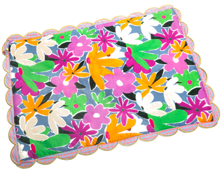 PURPLE DAISIES SET OF TWO RECTANGLE PLACE MAT