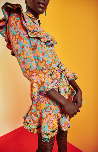 Manatier Dress - Orange