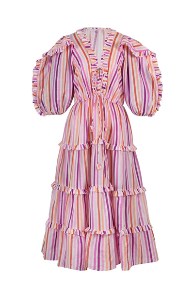 open lace back dress Celia B Baba Cay Pink Dress main image 0