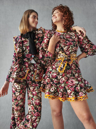 ALDER DRESS PURPLE CORDUROY - CELIA B