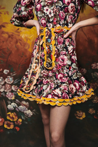 ALDER DRESS PURPLE CORDUROY - CELIA B