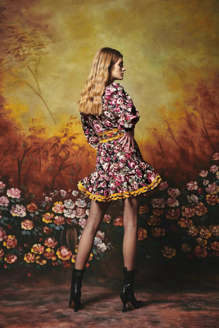 ALDER DRESS PURPLE CORDUROY - CELIA B