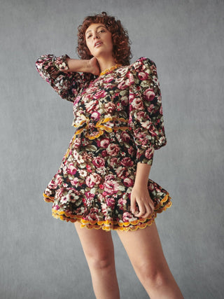 ALDER DRESS PURPLE CORDUROY - CELIA B