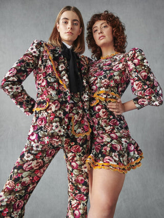 ALDER DRESS PURPLE CORDUROY - CELIA B