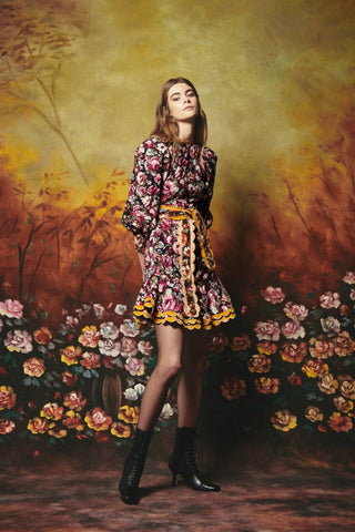 ALDER DRESS PURPLE CORDUROY - CELIA B