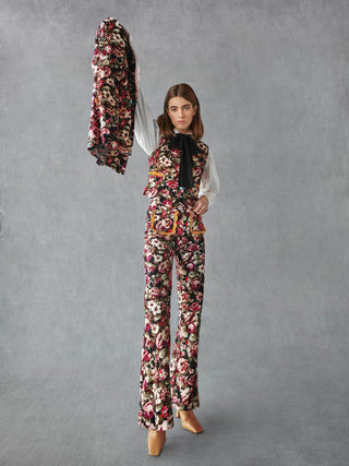 Balzac Waistcoat Purple - CELIA B