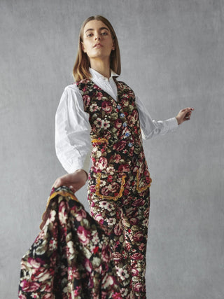 Balzac Waistcoat Purple - CELIA B