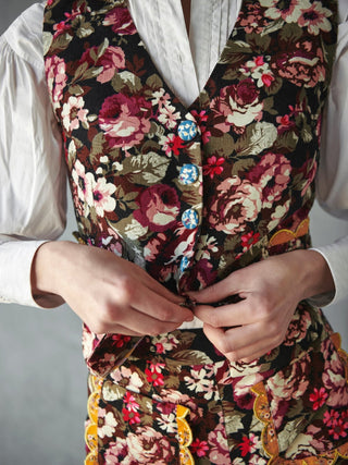 Balzac Waistcoat Purple - CELIA B