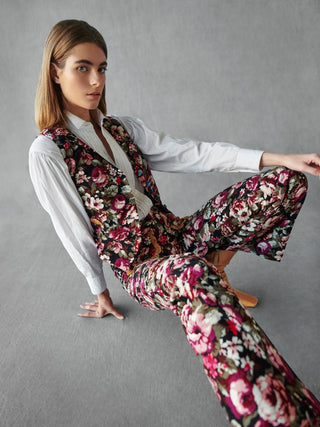 Balzac Waistcoat Purple - CELIA B