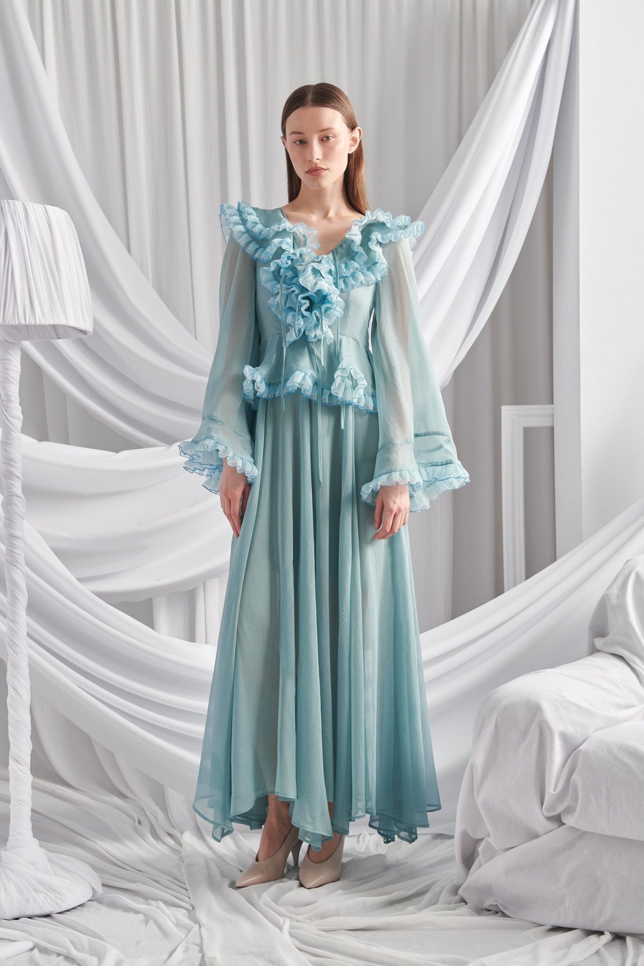 celia b maxi dress Celia B Corsica Pink Dress Elegant Statement Style