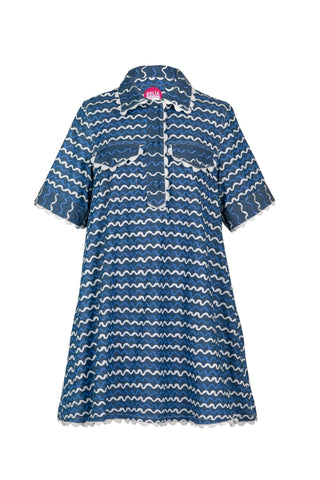 Blueberry Wave Dress CELIA B US Blueberry Wave Dress CELIA B US