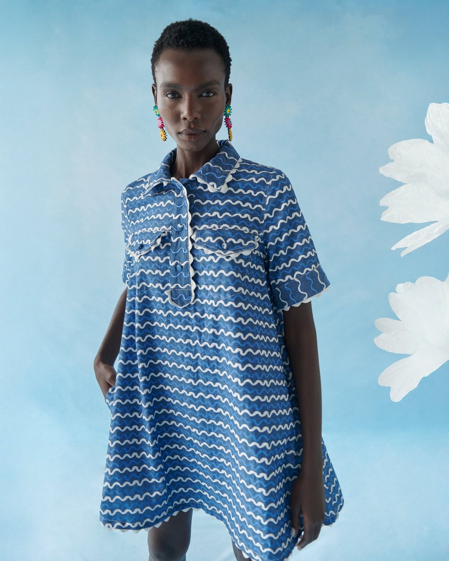 Blueberry Wave Dress – CELIA B US