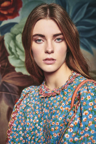 CEDDAR TOP GREEN COTTON - CELIA B