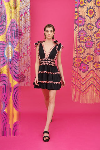 CHELI DRESS BLACK - CELIA B