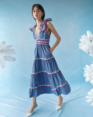 Chelili Dress Blue