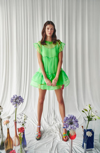 CLEMENTINA DRESS-GREEN - CELIA B
