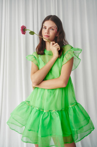 CLEMENTINA DRESS-GREEN - CELIA B