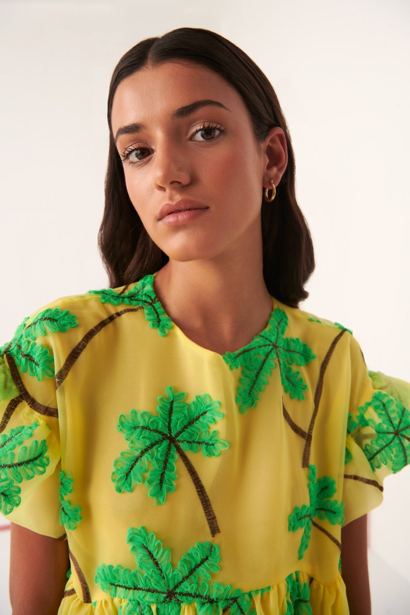 Coral Palm Dress CELIA B US Coral Palm Dress CELIA B US