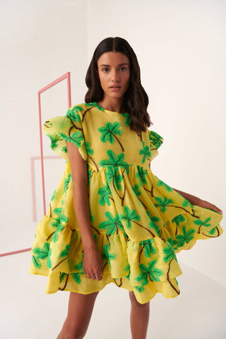 Coral Palm Dress - CELIA B