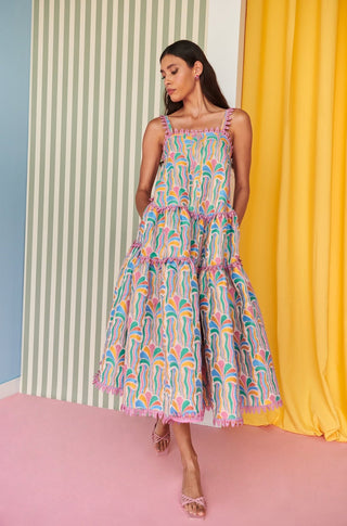 celia b midi dress Omera Dress XXL