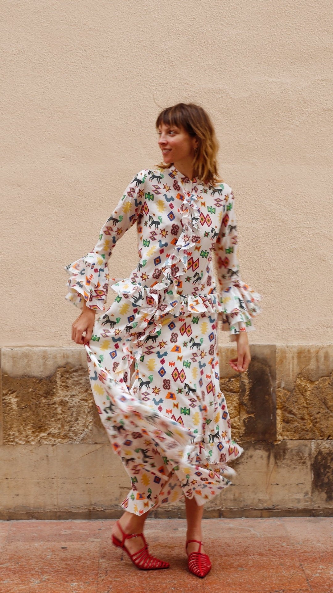 celia b designer dress Natura Dress