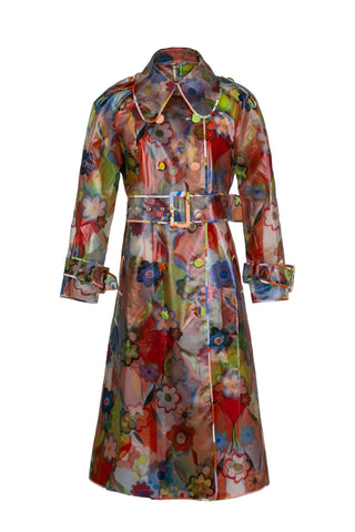 FLAX TRENCH COAT - CELIA B