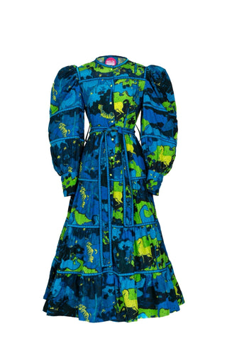 Hasu Dress Blue - CELIA B