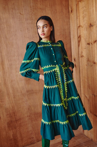 Hasu Dress Green - CELIA B