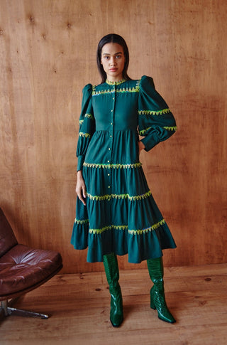 Hasu Dress Green - CELIA B