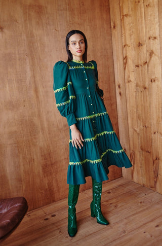 Hasu Dress Green - CELIA B