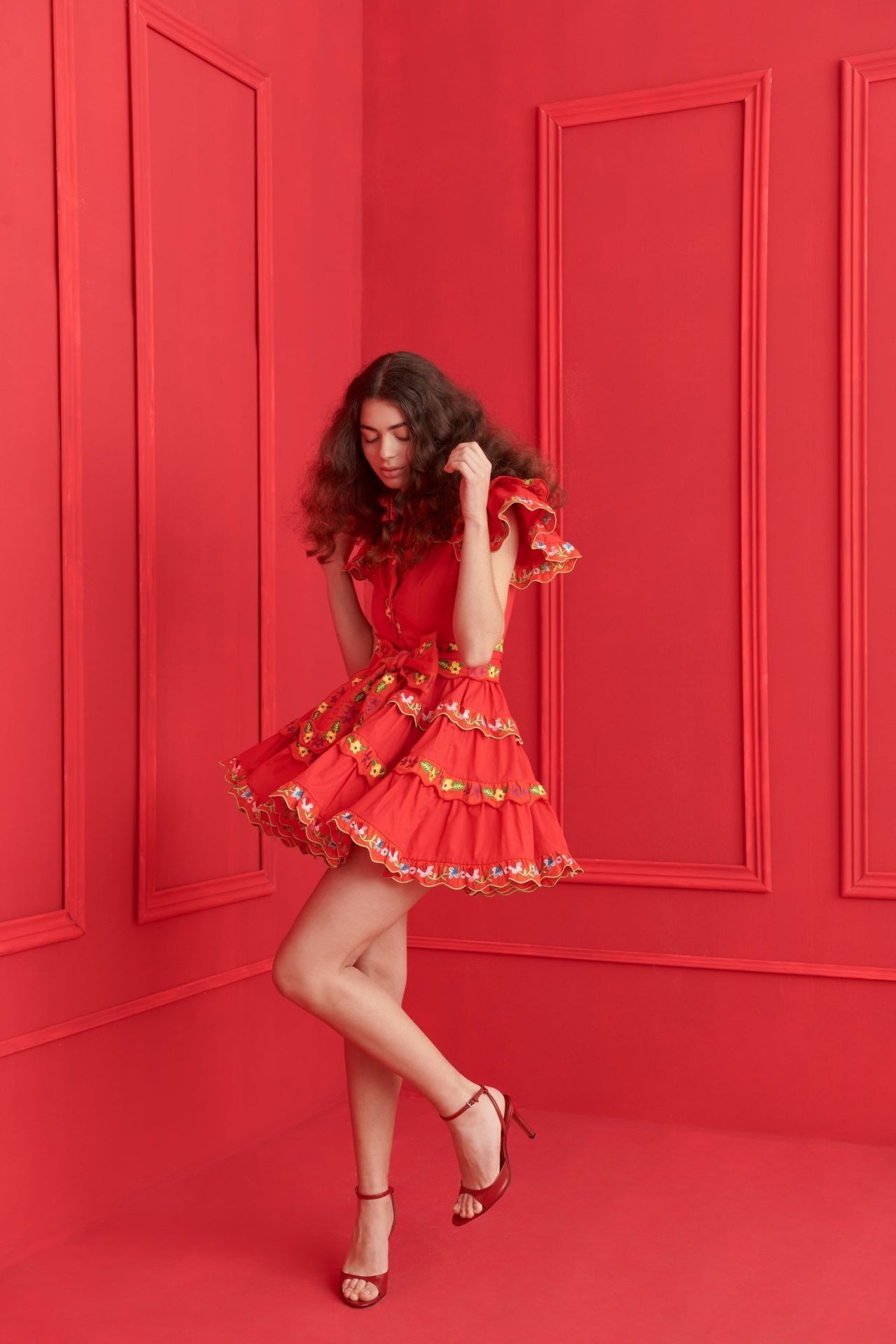 Haze Dress Red CELIA B US Haze Dress Red CELIA B US