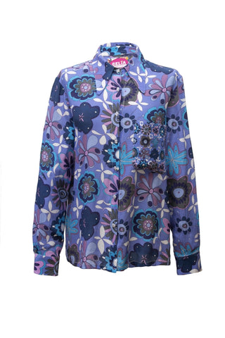 JAYA SHIRT BLUE - CELIA B