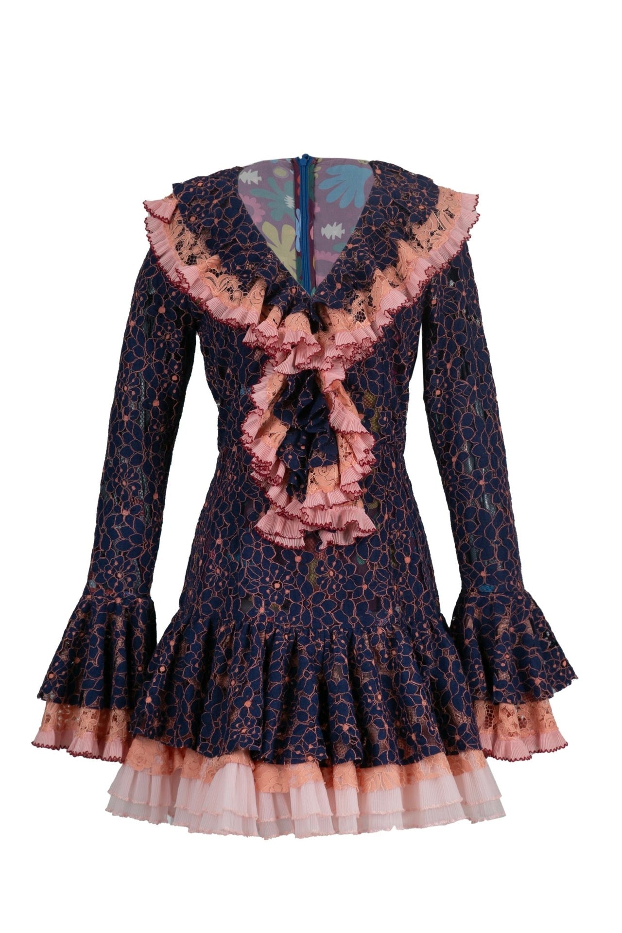 joie belisa lace midi dress NWT $448 JOIE BELISA LACE CROCHET TIERED PORCELAIN MIDI DRESS SIZE 2