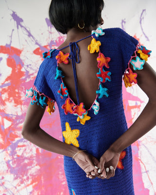 celia b crochet dress Celia B Adritico Colorful Crochet Dress S