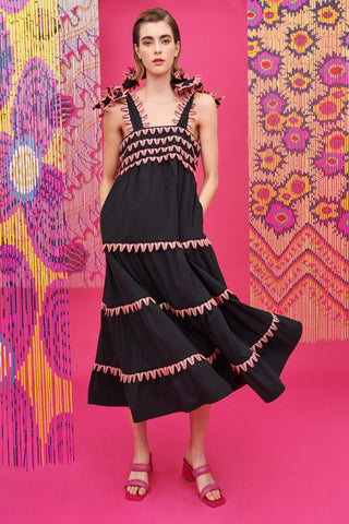 KELLY DRESS BLACK - CELIA B