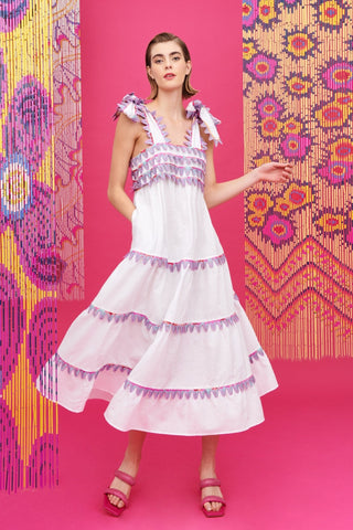 KELLY DRESS WHITE - CELIA B