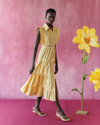 Lucero Dress Yellow - CELIA B