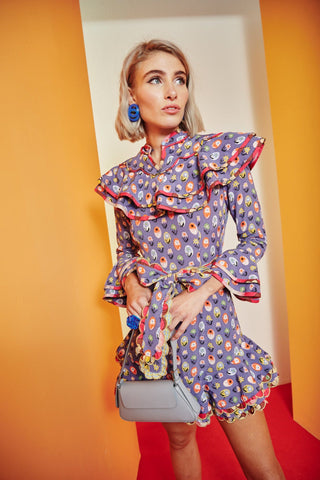 Manatier Dress - Blue - CELIA B