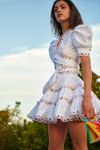 NADIR DRESS WHITE - CELIA B