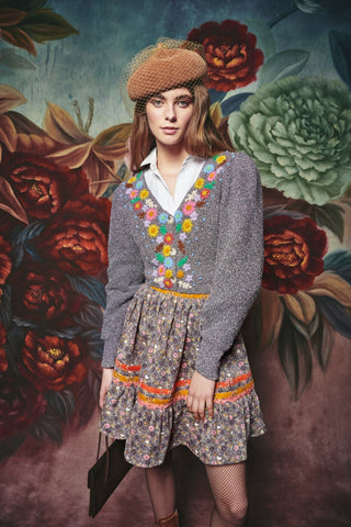 REDWOOD CARDIGAN GREY - CELIA B