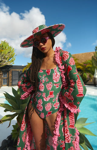 RIOLITA KAFTAN - GREEN - CELIA B