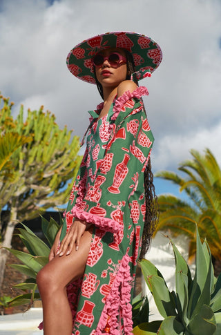 RIOLITA KAFTAN - GREEN - CELIA B