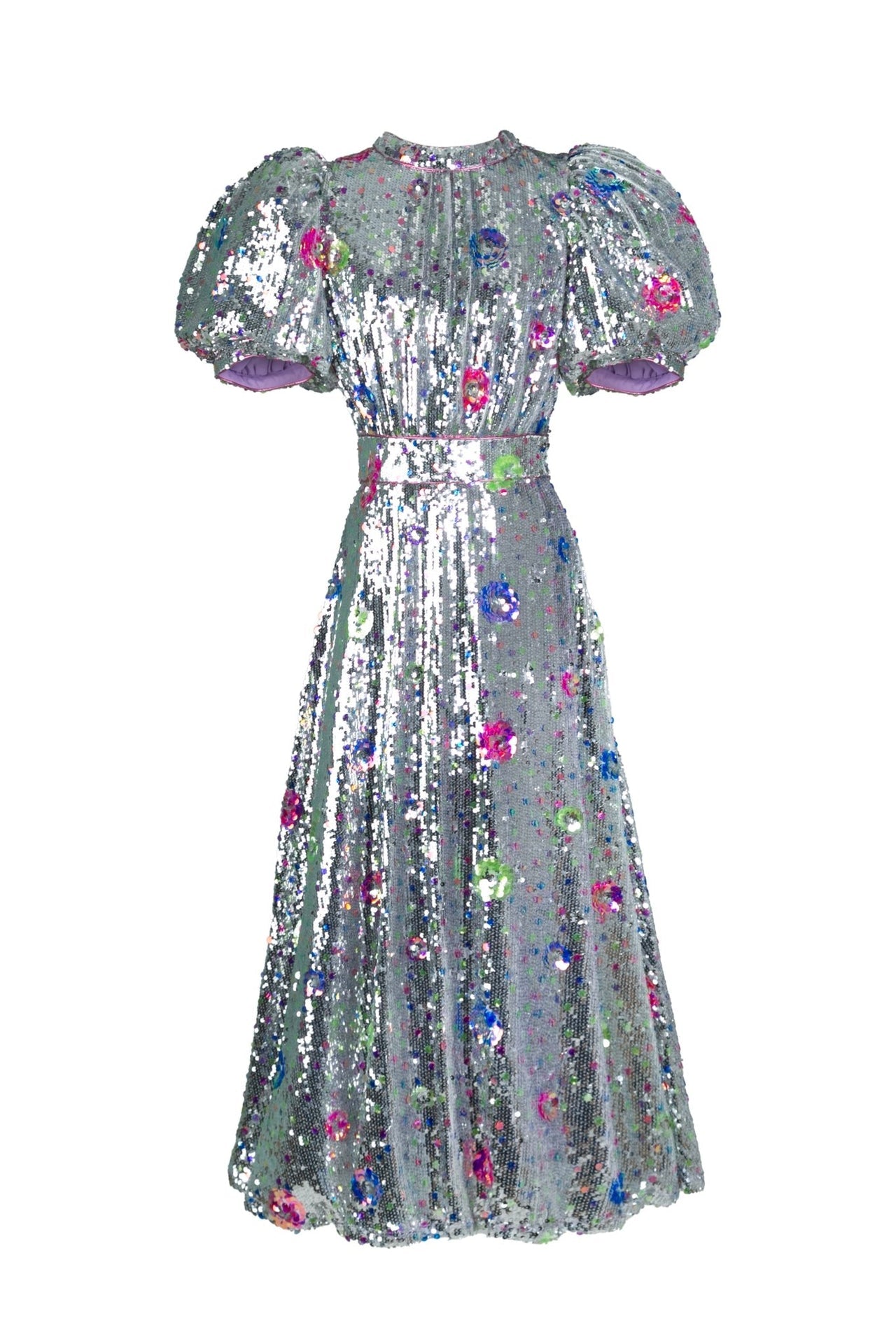 celia silver sequin maxi dress Silver Seraph Dress CeliaB Silver / XS