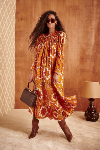 TAI DRESS ORANGE - CELIA B
