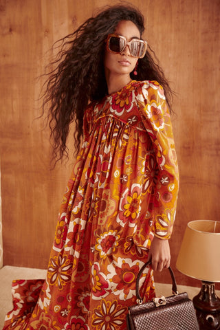 TAI DRESS ORANGE - CELIA B