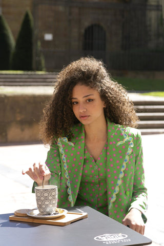 TAVORA VEST GREEN - CELIA B