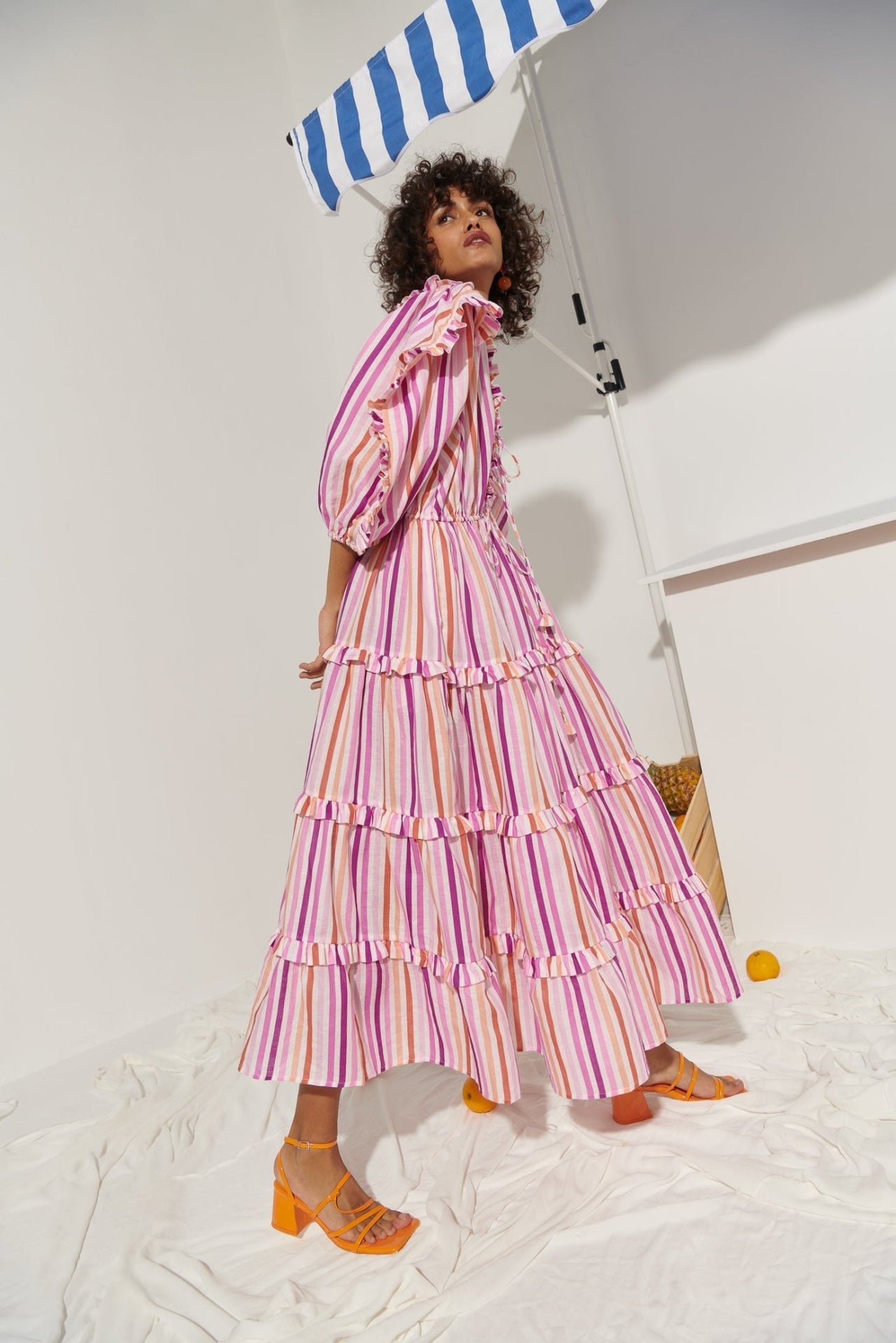 celiab pink dress Teresa Dress PINK S / PINK