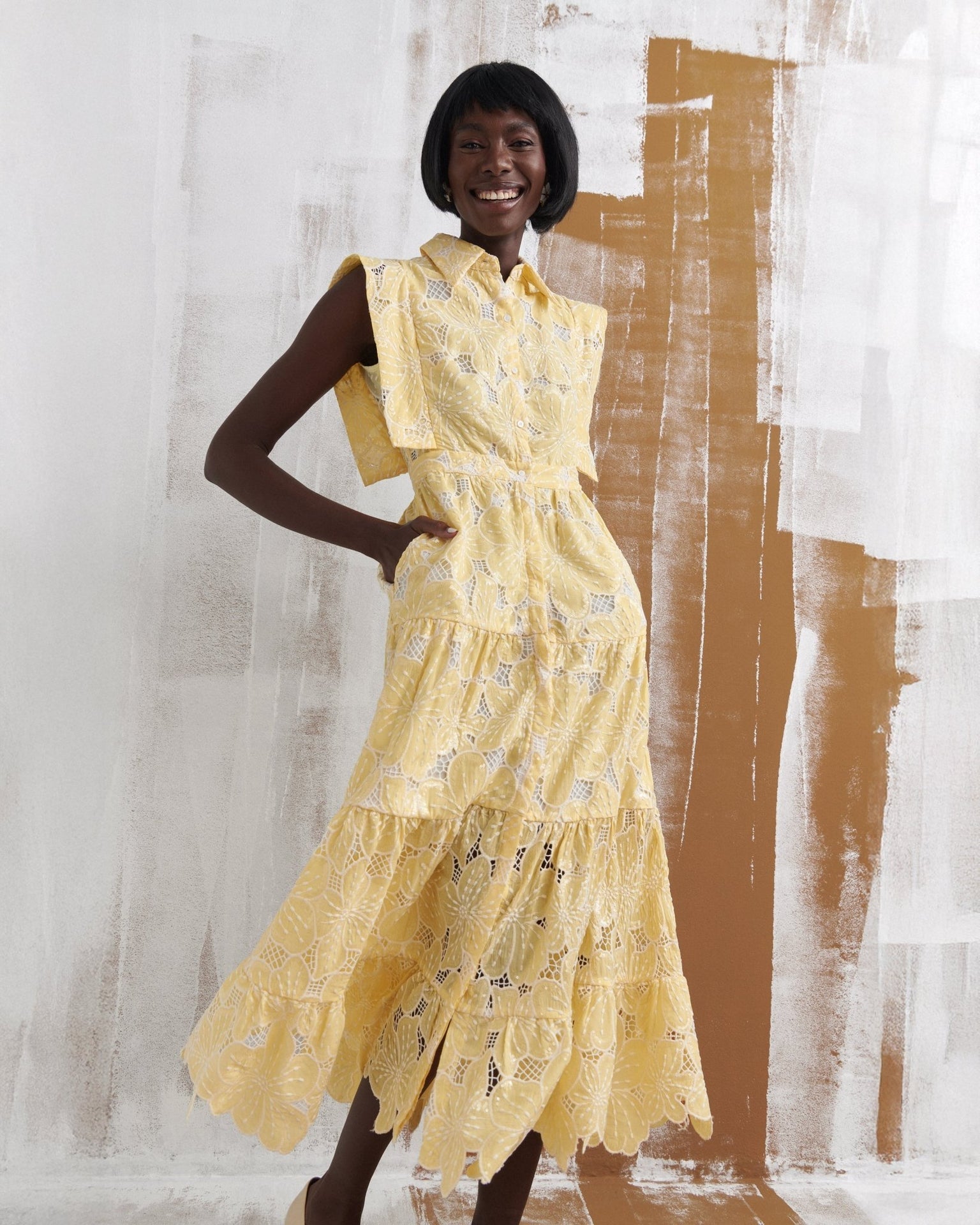 CeliaB Vian Dress | Yellow | Size XS