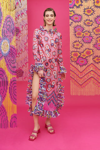 ZANDRA DRESS PINK - CELIA B
