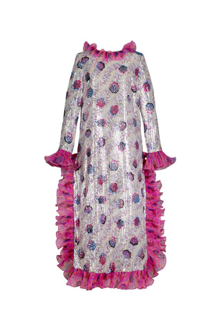 ZANDRA DRESS SILVER - CELIA B